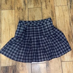 plaid skirt size 8